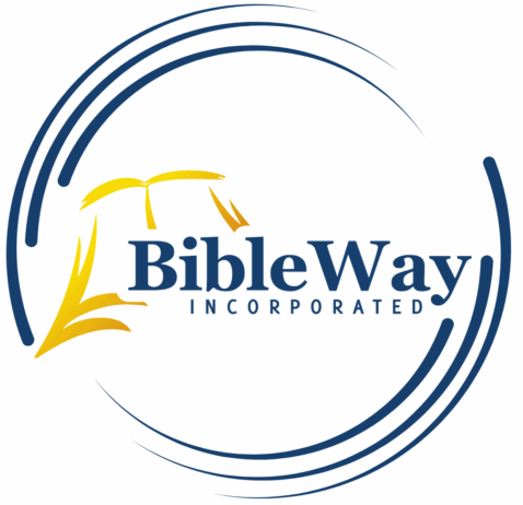 Bible Way non-profit logo: Christian literature distribution in Southeast Asia.